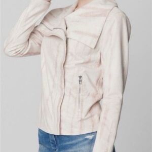 BlankNYC pink suede jacket size small
